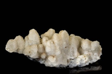 İki genirats siyah bir arka plan üzerinde makro mineral kuvars taşı