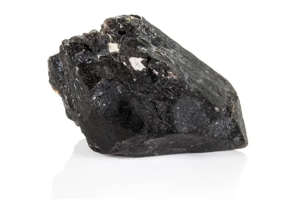 Makro mineral sten morros rökkvarts, morion rauchtopaz på en — Stockfoto