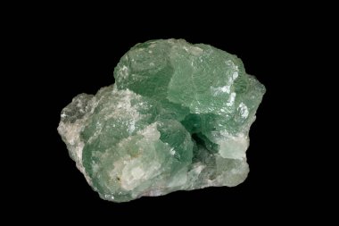 Makro mineral taş kuvars florit siyah arka plan