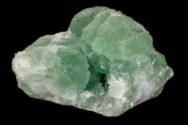 Makro mineral taş kuvars florit siyah arka plan