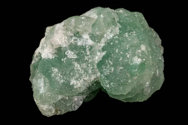 Makro mineral taş kuvars florit siyah arka plan