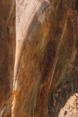 Makro siyah arka plan üzerinde mineral jasper taş