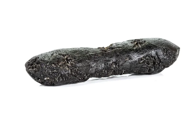 Macro stone mineral meteorite tektite on white background — Stock Photo, Image