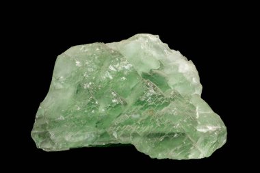 Makro taş florit maden siyah arka plan üzerine