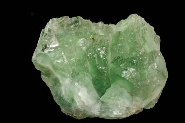 Makro taş florit maden siyah arka plan üzerine