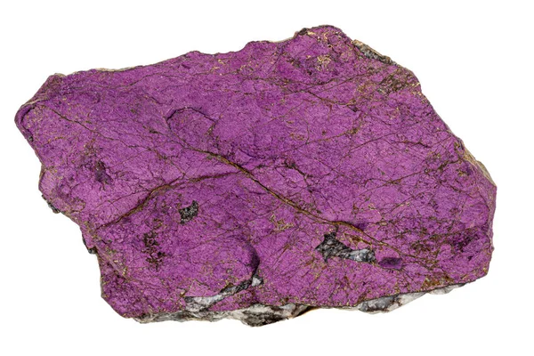 宏矿物石纯，（紫色）紫砂石在品种 — 图库照片
