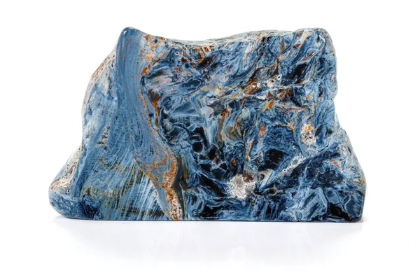Macro kámen Pietersite minerální na bílém pozadí — Stock fotografie