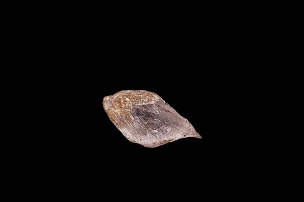Macro Stone mineral på svart bakgrund — Stockfoto