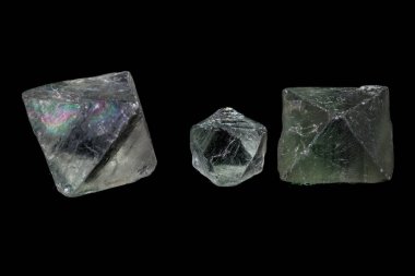 Makro mineral florit taşı balck arka plan üzerinde