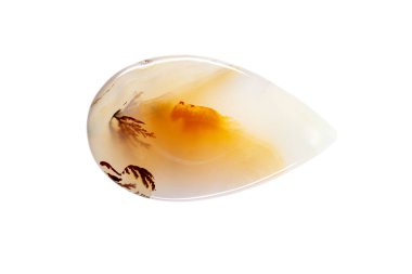 beyaz arka plan yakın çekim makro mineral taş Agata muschiata