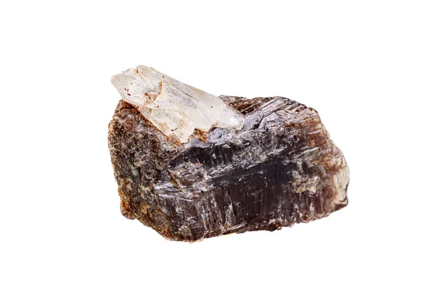 Macro mineral stone quartz chloride on a white background — Stock Photo, Image