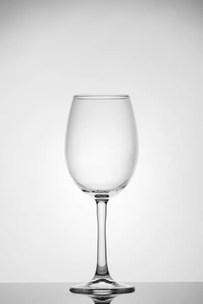 Beautiful Glass Wine White Background Close — Stock Photo, Image