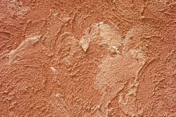 红褐色彩绘墙的艺术墙 — 图库照片