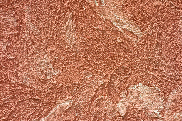 Artistic wall of reddish brown painted wall