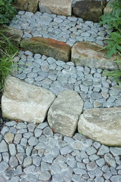 Beautifully Maintained Park Stone Steps — Stock Photo, Image