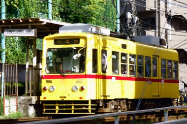 Tokyo Otsuka çalışan tek tramvay                               