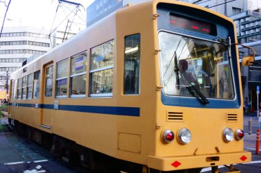 Tokyo Otsuka çalışan tek tramvay                               