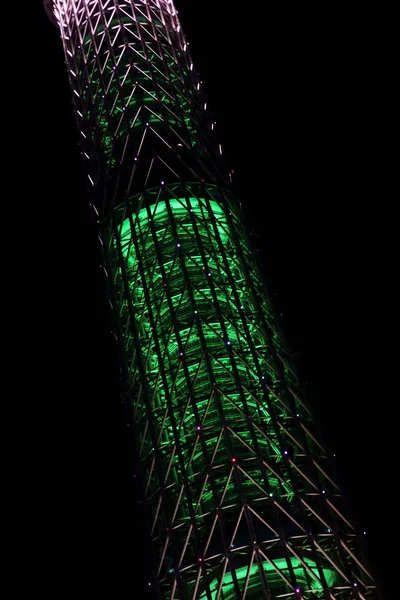 New Symbol Tower Tokyo Sky Tree Shines Night Sky — Stock Photo, Image