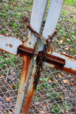 Paslı eski kapı anahtarlık                               