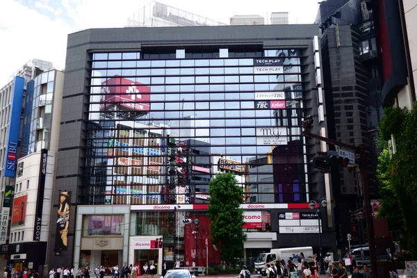 Mitad Verano Edificio Exótico Shibuya Tokio — Foto de Stock