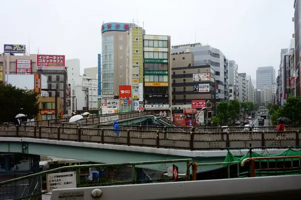 Tokyo Gotanda Stasyonu Nun Platformundan Görüntüle — Stok fotoğraf