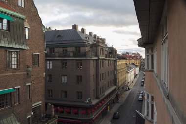 Stockholm City güzel İskandinav mimarisi