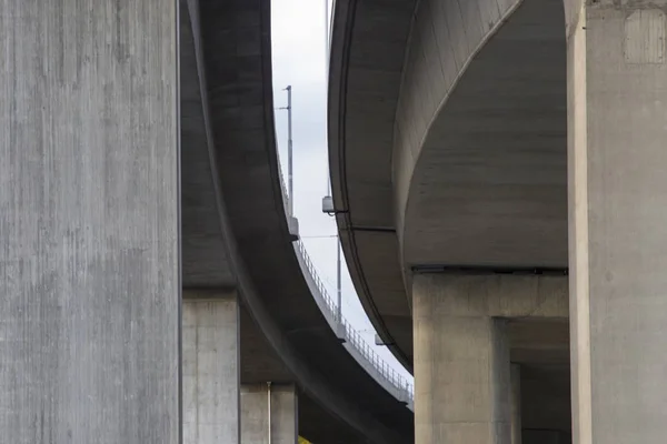 斯德哥尔摩的桥梁 选择性焦点 — 图库照片