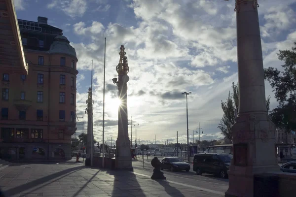 Prachtige Scandinavische Architectuur Stockholm Stad — Stockfoto