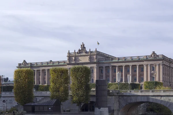 Schöne Skandinavische Architektur Stockholms Stadt — Stockfoto