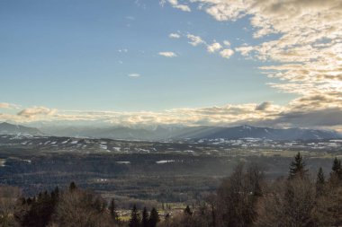Cityscape kenti Peissenberg gün zaman zaman