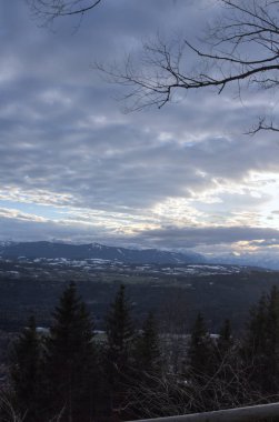 Cityscape kenti Peissenberg gün zaman zaman