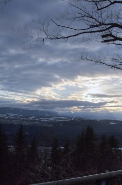 Peissenberg manzara görünümünü gün zaman zaman