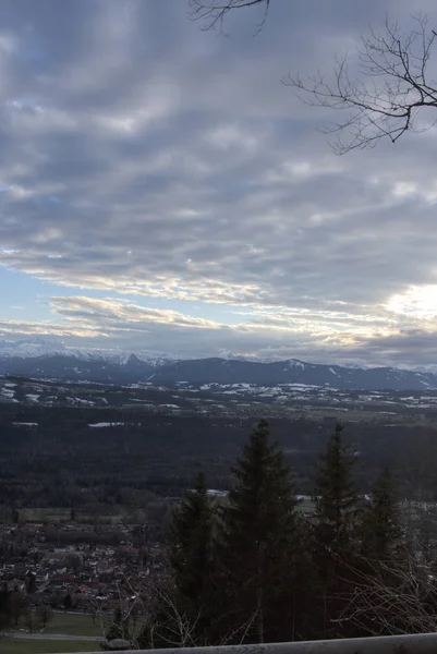 Cityscape kenti Peissenberg gün zaman zaman