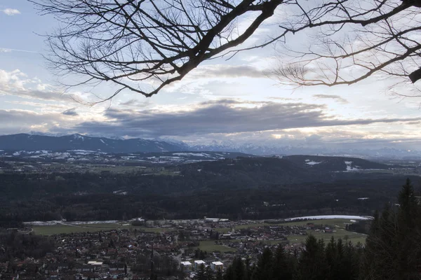 Cityscape kenti Peissenberg gün zaman zaman