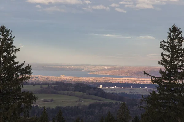 Vista Sul Paesaggio Urbano Della Città Peissenberg Durante Giorno — Foto Stock