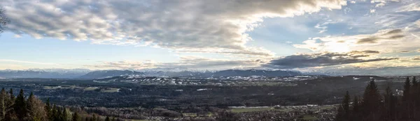 Panorama Pohled Peissenberg Město Době Denní Čas — Stock fotografie