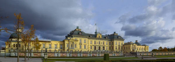 Vista Palácio Schloss Drottningholm Suíça — Fotografia de Stock