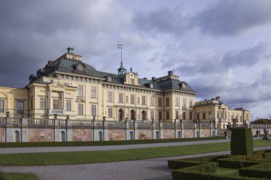 Drottningholm özel konut Stockholm İsveç Kraliyet ailesinin görünümünü