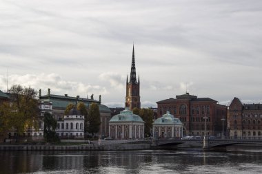 Stockholm Waterfront görünümünü gün süre vurdu