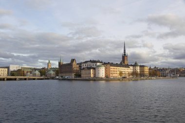 Stockholm Waterfront görünümünü gün süre vurdu
