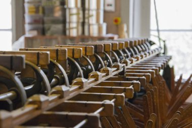 İpek iplik yakın atış biriktirir