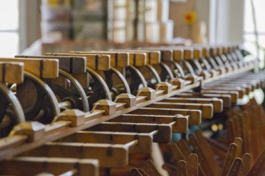 İpek iplik yakın atış biriktirir