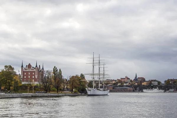 Vista Ciudad Estocolmo Mar Báltico — Foto de Stock