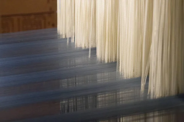 Close Van Traditionele Weven Loom — Stockfoto