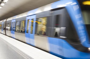 İsveç, Stockholm - Sirca, 2018: modern Stokholm, İsveç metro istasyonu tasarlanmıştır.