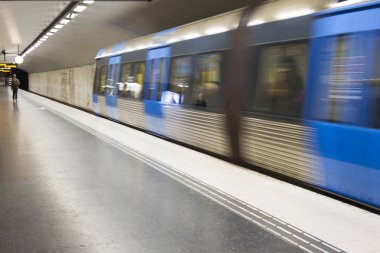 İsveç, Stockholm - Sirca, 2018: modern Stokholm, İsveç metro istasyonu tasarlanmıştır.