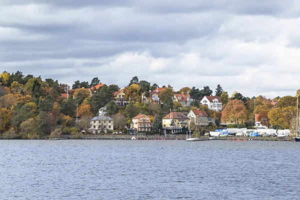 Вид Місто Стокгольма Балтійського Моря — стокове фото