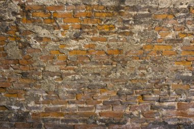 Yıpranmış eski tuğla duvar dokusu 