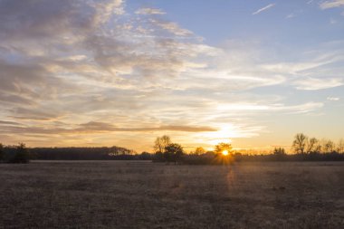 Güzel gün batımı. Doğa kavramı