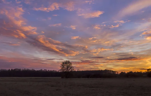 Hermoso Atardecer Concepto Naturaleza — Foto de Stock